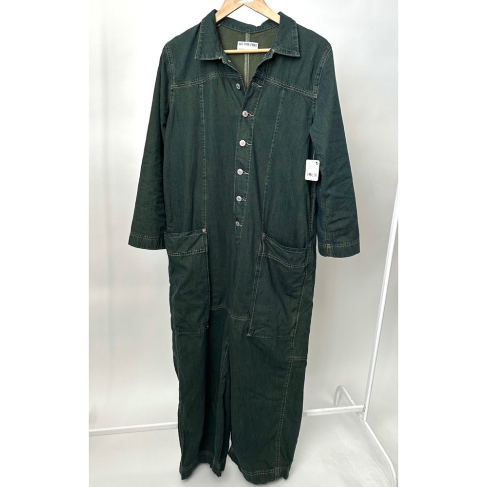 The Fifth Label Dark Green Utility Jumpsuit